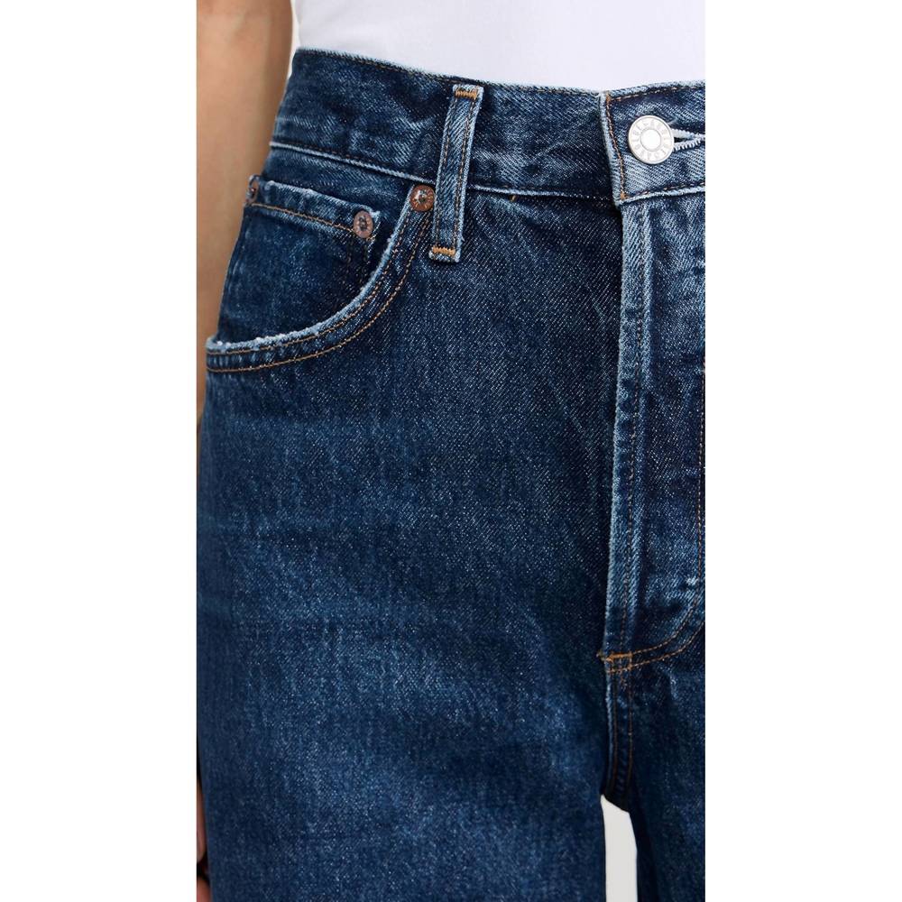 NEW AGOLDE dame high rise wide leg jeans in enamour - Picture 4 of 5